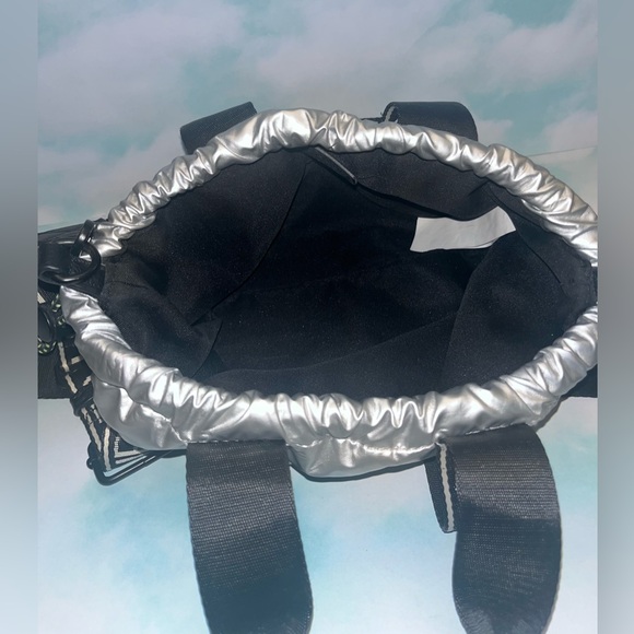 ZARA Metallic Silver Crossbody Bag - Picture 5 of 9